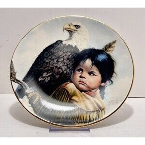 Brave And Free By Gregory Perillo 1986 Pride Of American Indians Collectors EUC!
